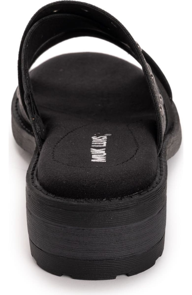 MUK LUKS Women's Vittoria Sandal, Alternate, color, Black