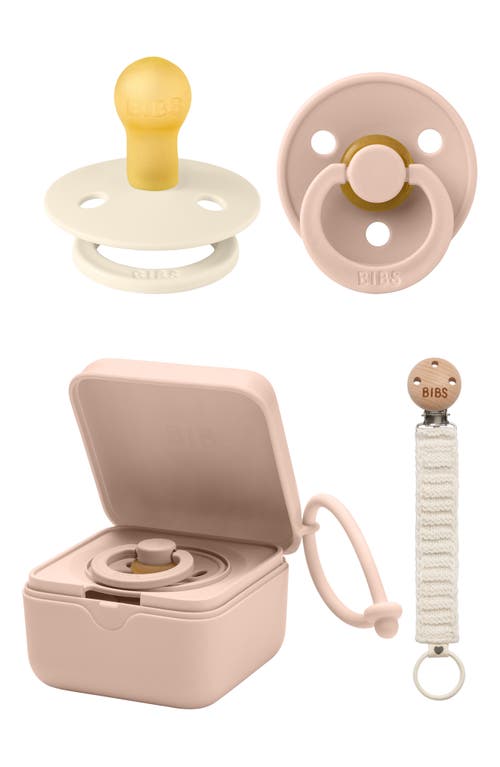 BIBS Pacifer, Pacifier Box & Pacifier Clip Set
