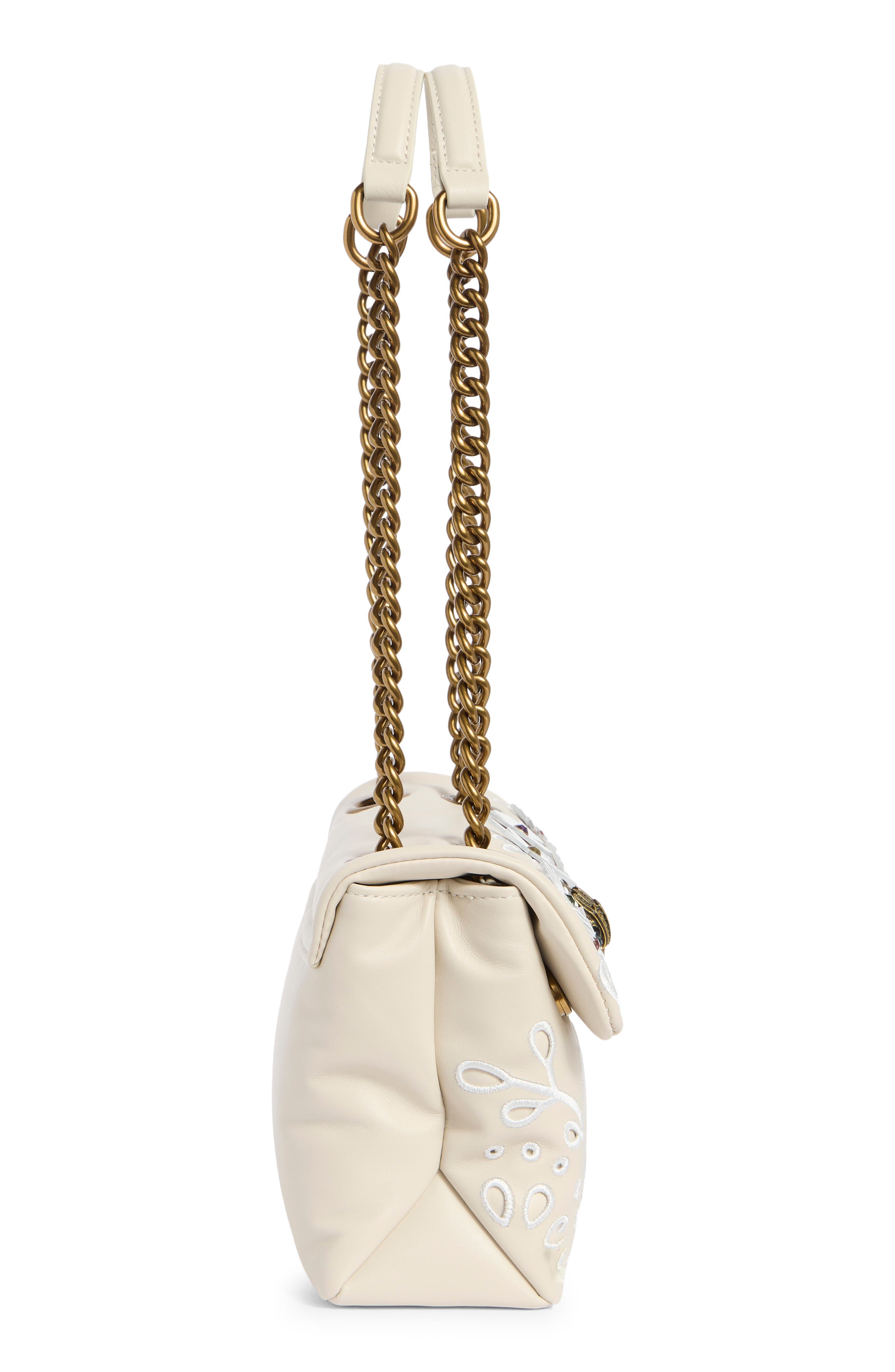 Kurt Geiger London Kensington Flower Convertible Shoulder Bag, Alternate, color, 