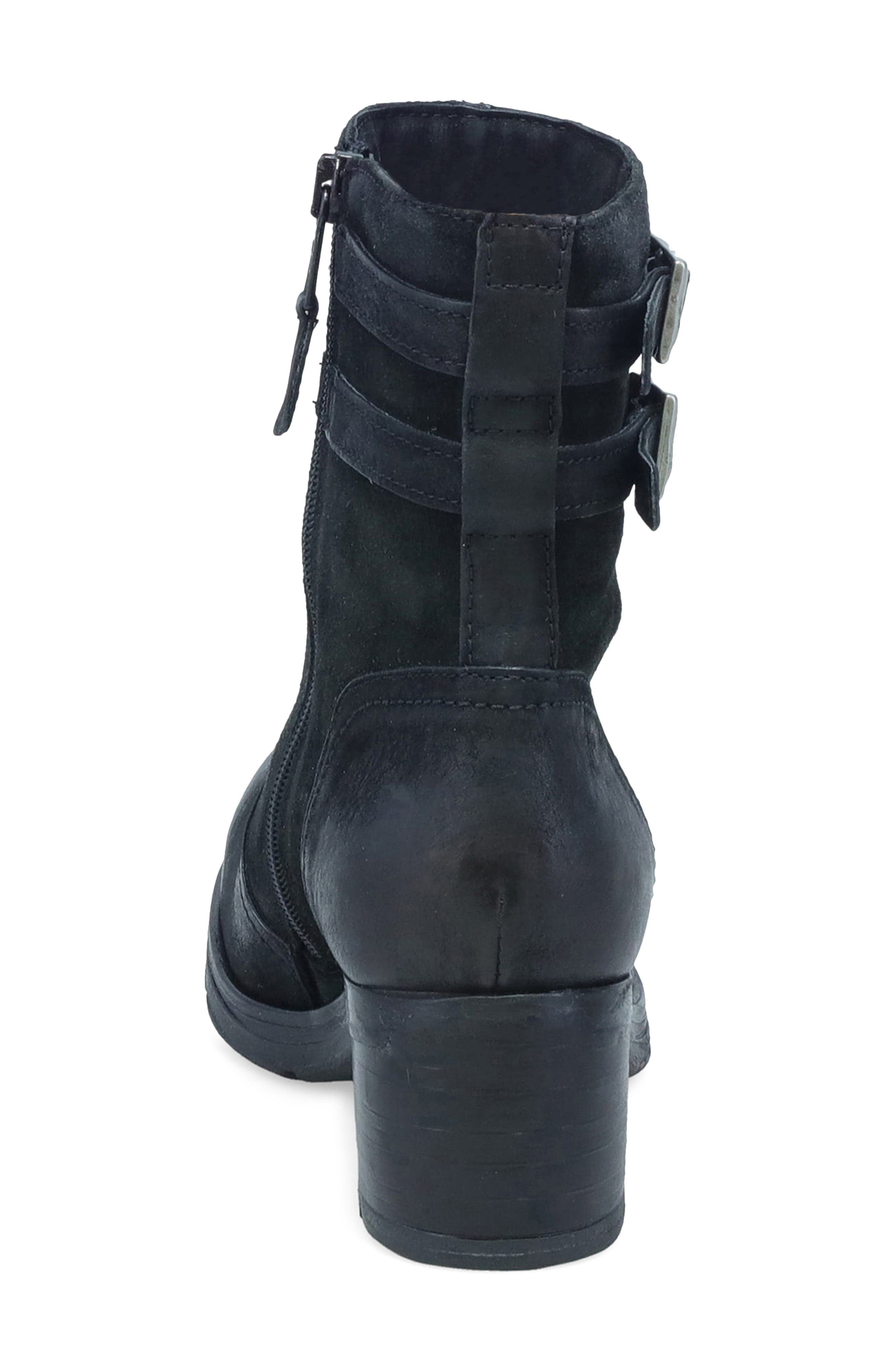 Miz Mooz Stellar Dual Buckle Bootie, Alternate, color, Black