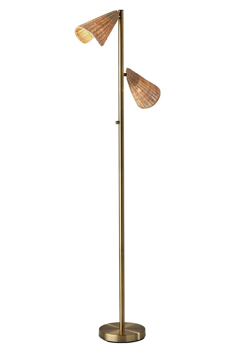 Cove Tree Lamp, Main, color, ANTIQUE BRASS