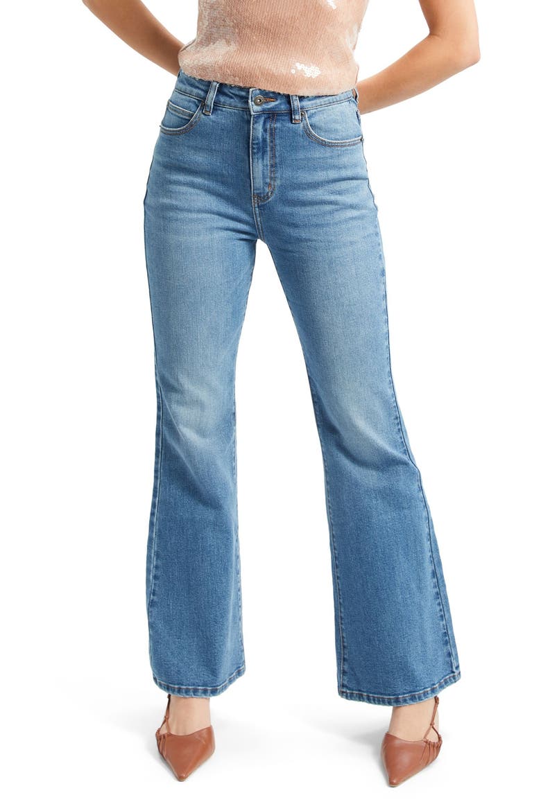 Daxton Low Rise Bootcut Jeans, Main, color, DARK DENIM