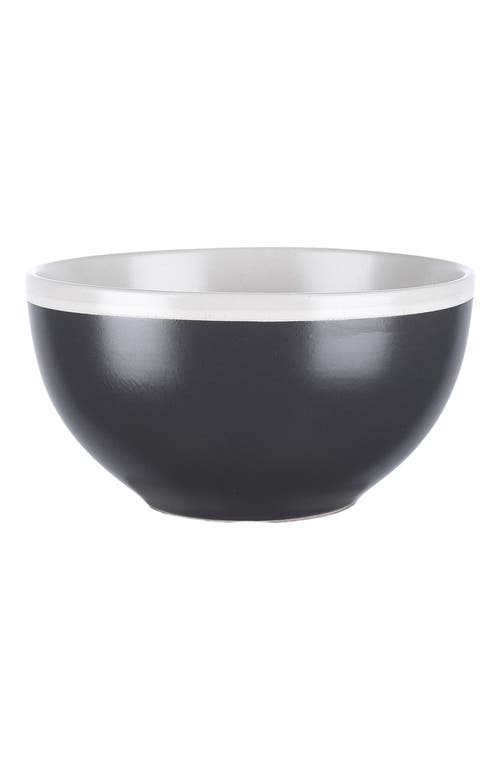 Stone Lain Serenity Stoneware 4-piece Bowl Set In Gray