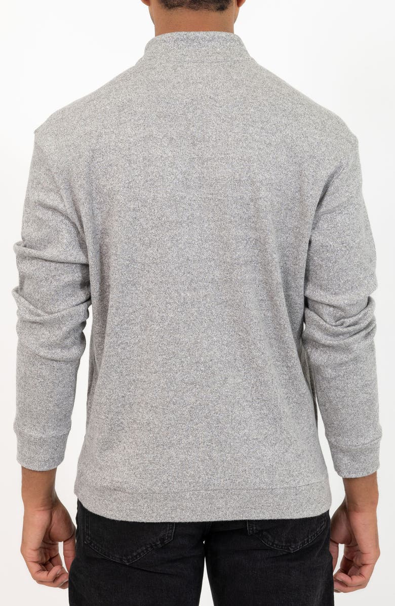 PINO BY PINOPORTE Casual Quarter Zip Pullover Sweater, Alternate, color, Grey