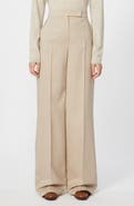 Max Mara Girone Wool, Mohair & Silk Wide Leg Pants
