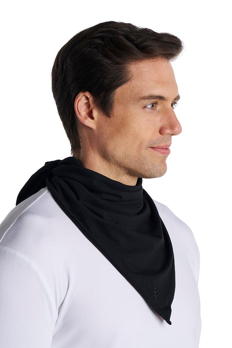 Sanibel Everyday Beach Bandana, UPF 50+ Sun Protection, Alternate, color, Black