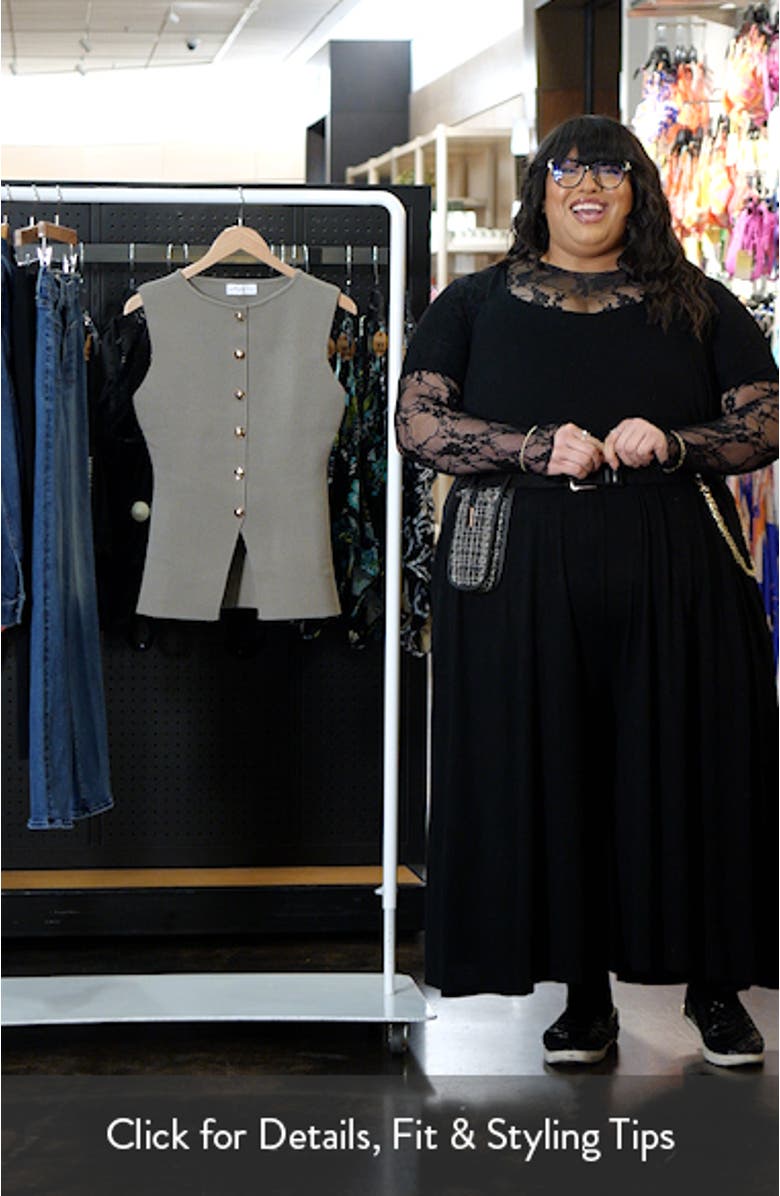 Machia Button-Up Sweater Vest, sales video thumbnail