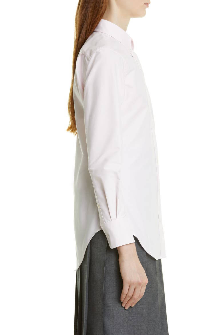 Cotton Button-Down Shirt, Alternate, color, LIGHT PINK