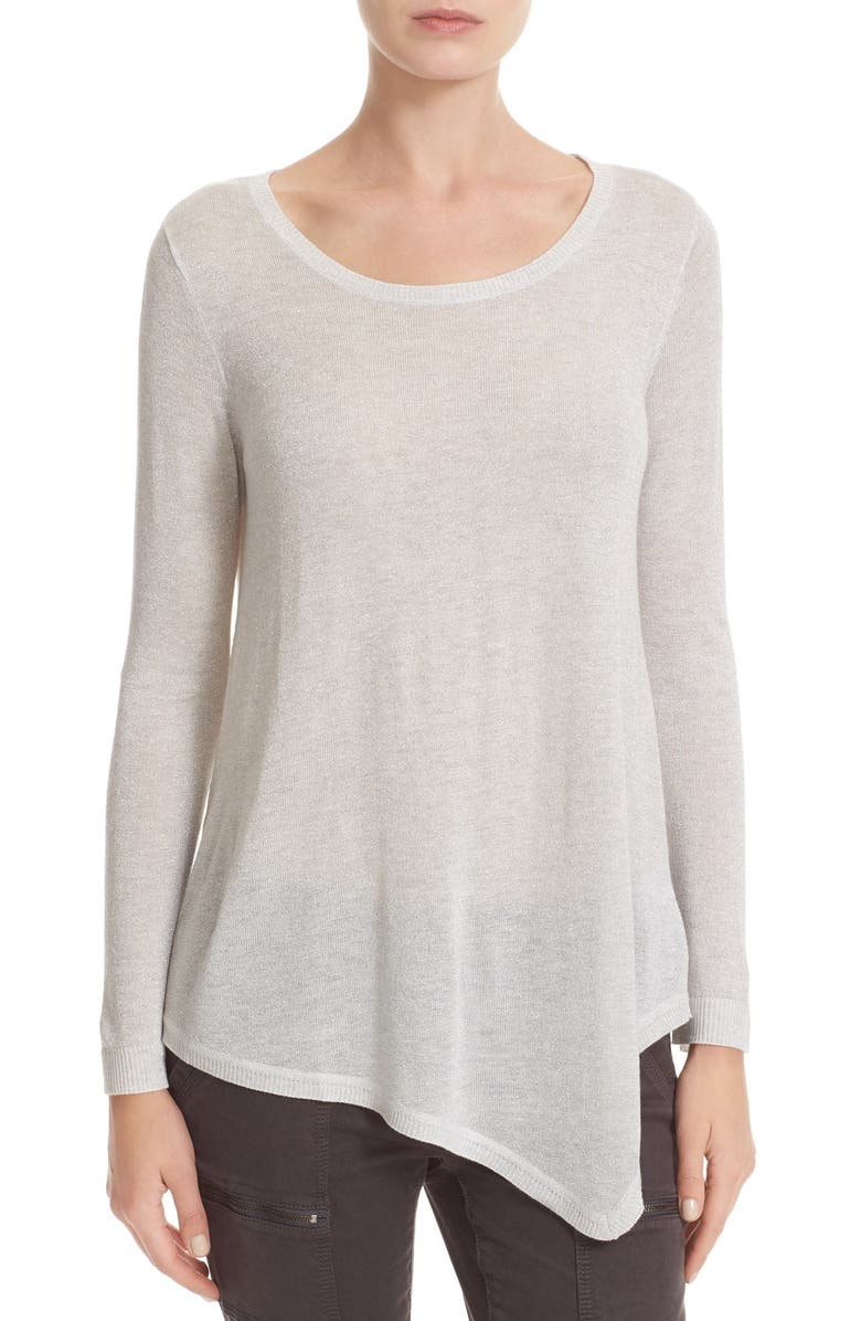 Joie Tambrel Asymmetrical Metallic Top, Main, color, 