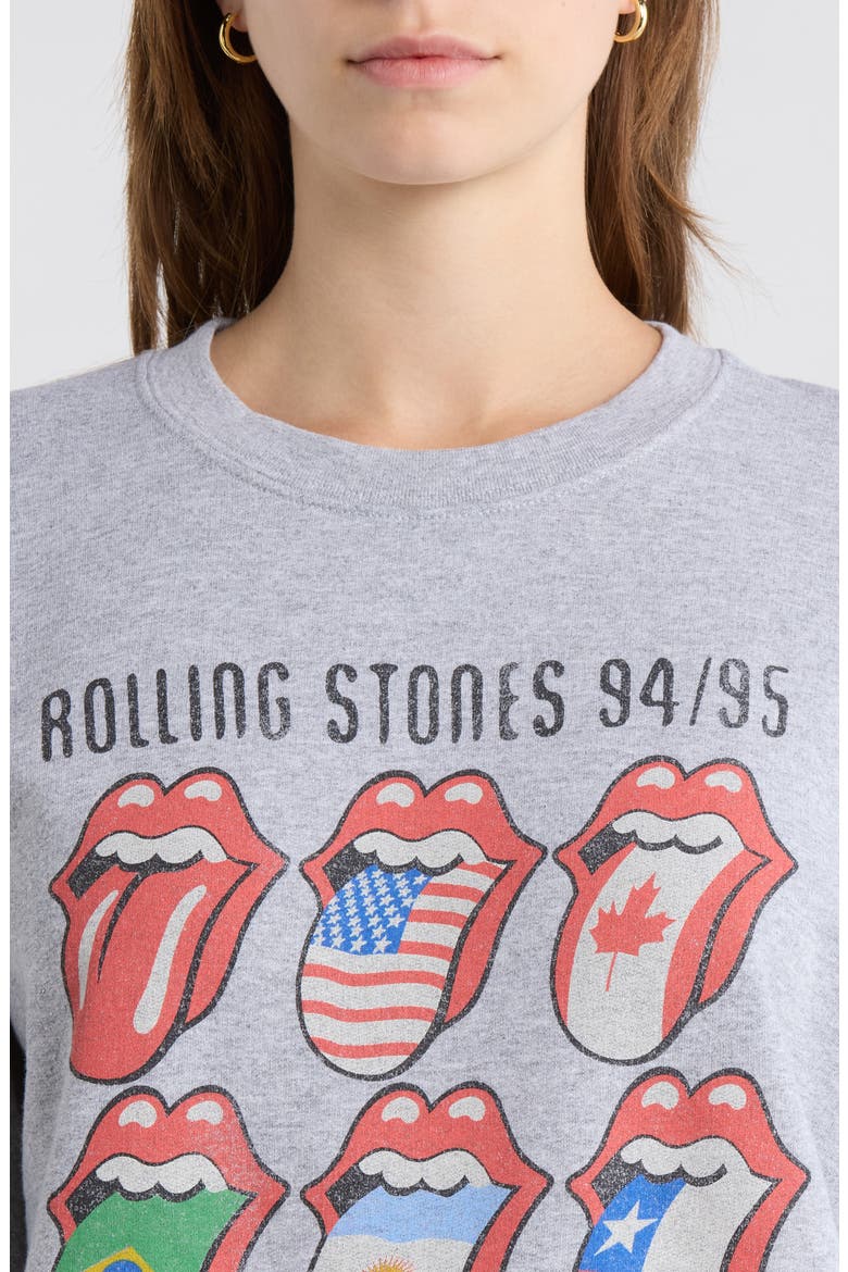 Voodoo Lounge Tour Hot Lips Graphic Sweatshirt, Alternate, color, SPORT GREY