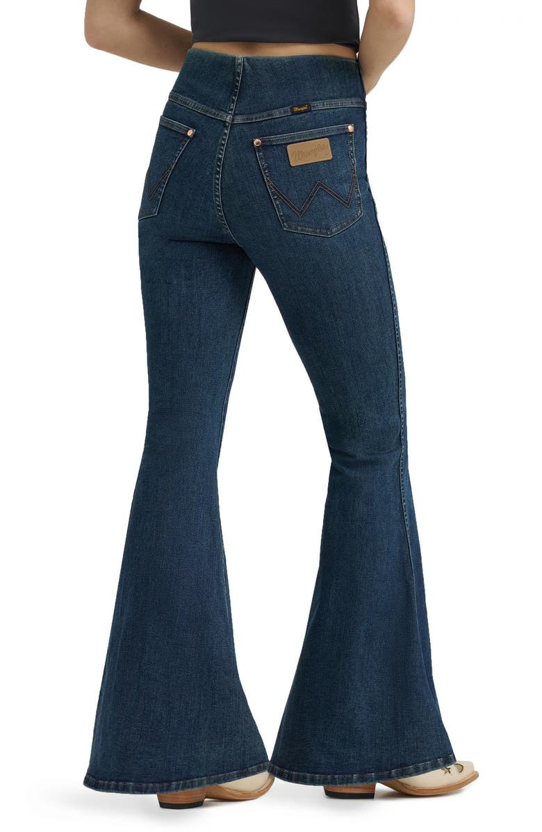 Wrangler Western Flare Leg Jeans, Alternate, color, 