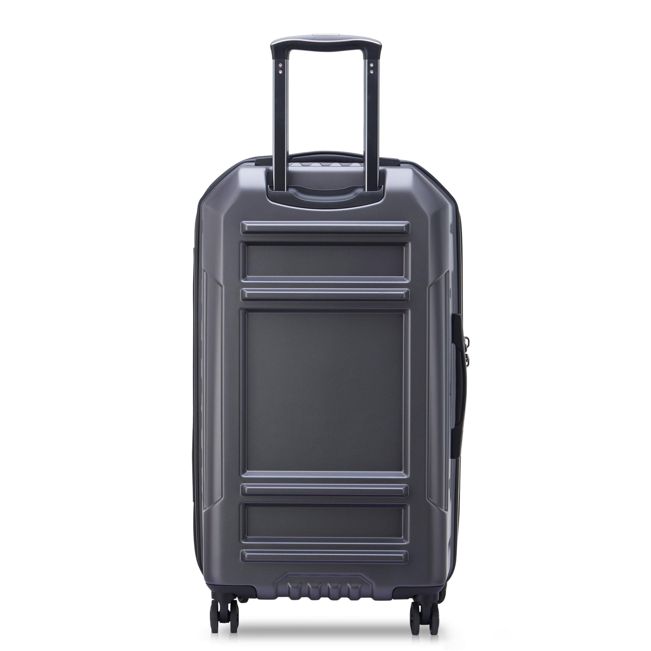 Delsey Paris Rempart Checked Medium Hardside Expandable Luggage Trunk with Spinner Wheels, Alternate, color, 