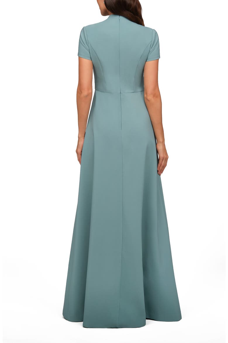 Fatima Beaded Gown, Alternate, color, CYAN BLUE