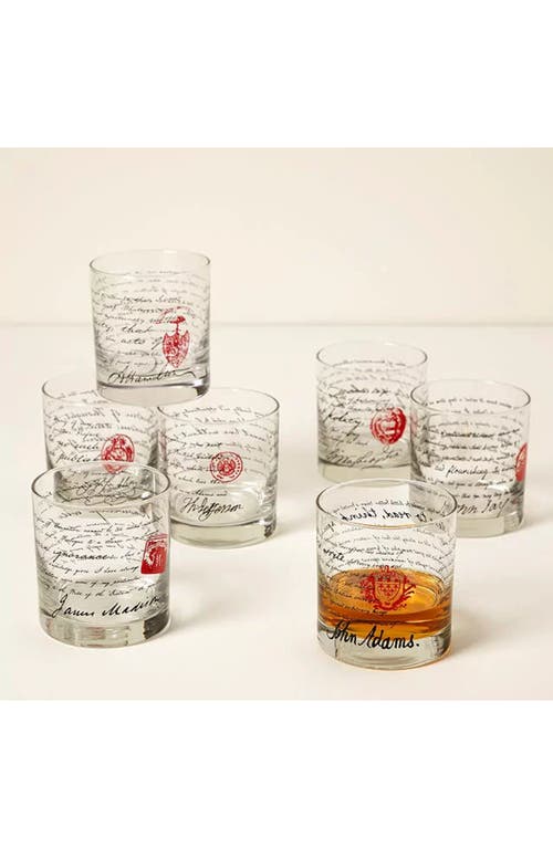 Uncommon Goods Founding Fathers Whiskey Glasses In Multi