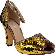 CHELSEA CREW Lola Metallic Ankle Strap Sandal
