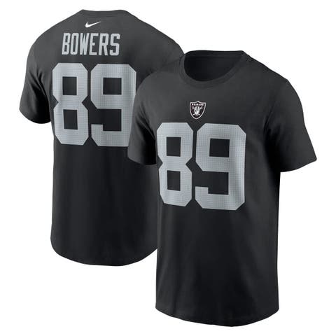 Men
s Nike Brock Bowers Black Las Vegas Raiders  Name 
Number T-Shirt
