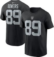 Nike Men's Nike Brock Bowers Black Las Vegas Raiders  Name & Number T-Shirt