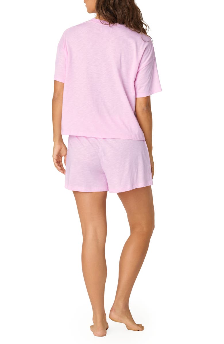 PJ Salvage Softee Cotton & Modal Short Pajamas, Alternate, color, Tulip