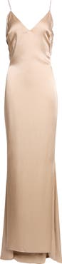 TOM FORD Crystal Chain Satin Gown