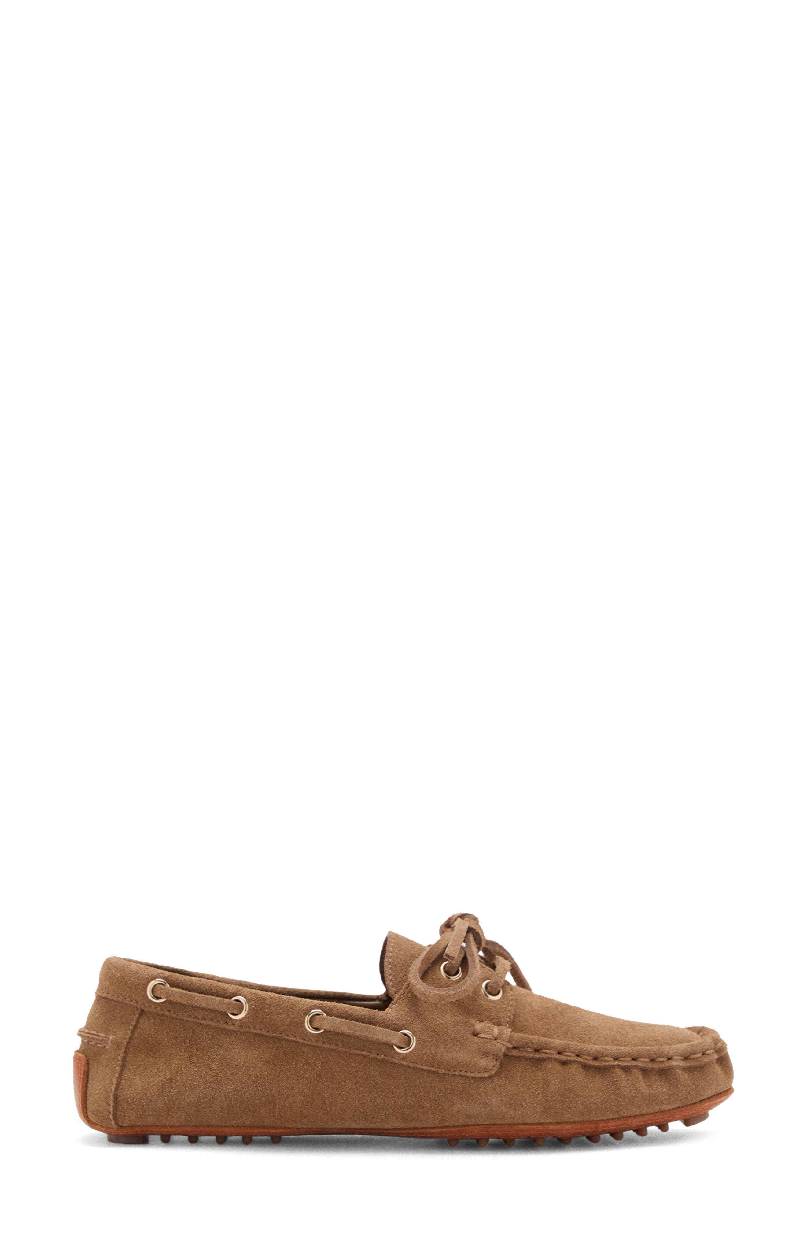 MANGO Boat Shoe, Alternate, color, Medium Brown