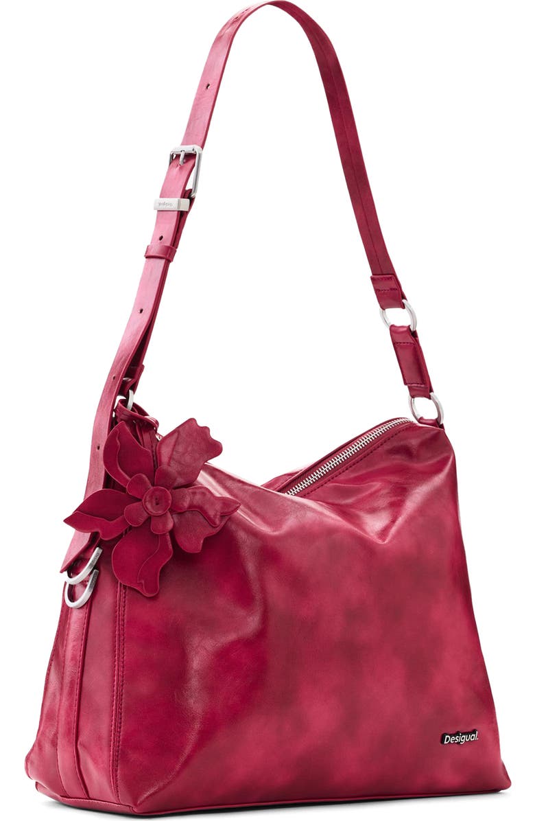 Desigual Faux Leather Shoulder Bag, Main, color,