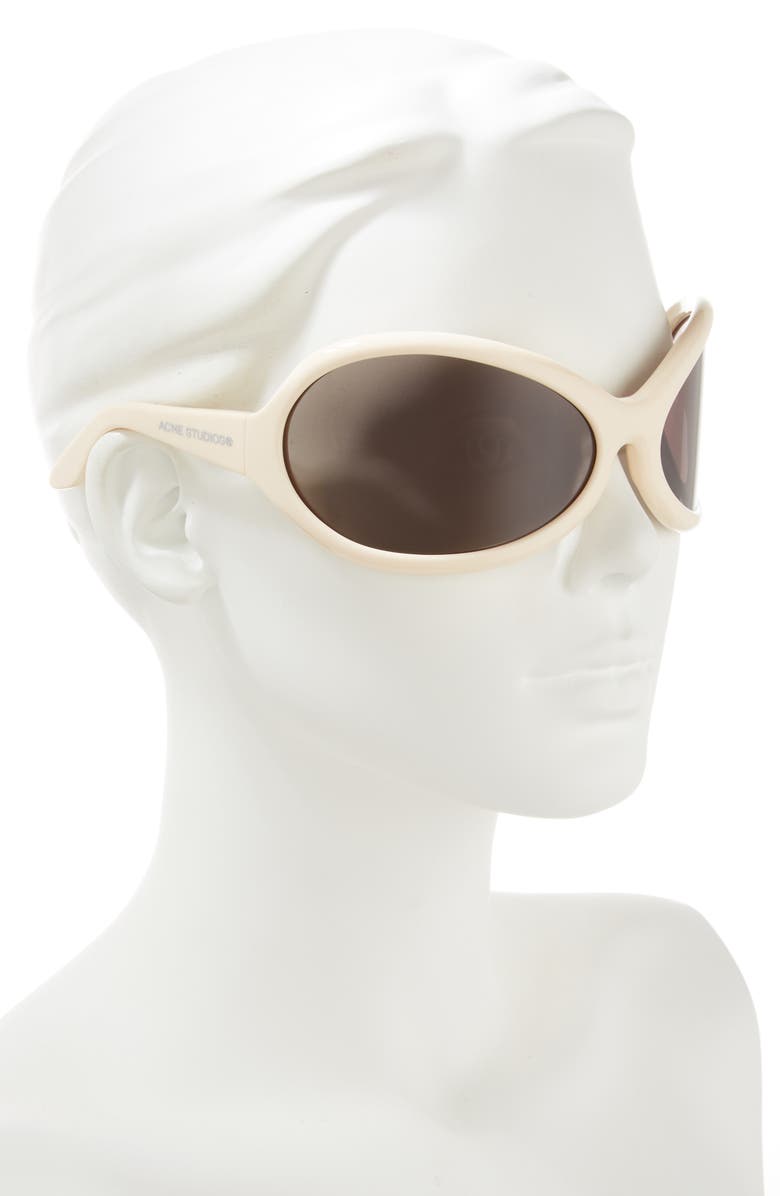 Acne Studios Arcturus New 84mm Wrap Sunglasses, Alternate, color, 