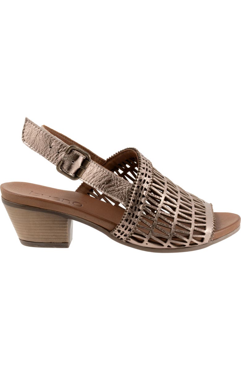 Bueno Lia Slingback Sandal, Alternate, color, Beige Metallic