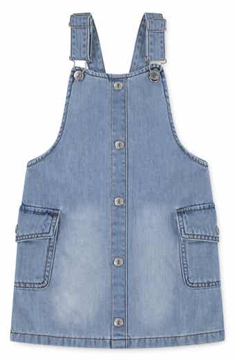 Levi's® Kids' Cargo Pocket Denim Overall Dress