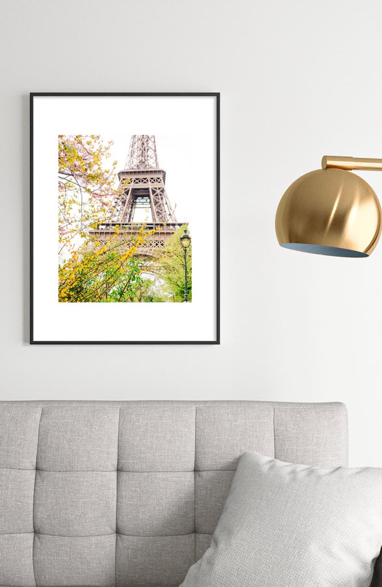 Deny Designs Eiffel Tower Framed Art Print, Alternate, color,