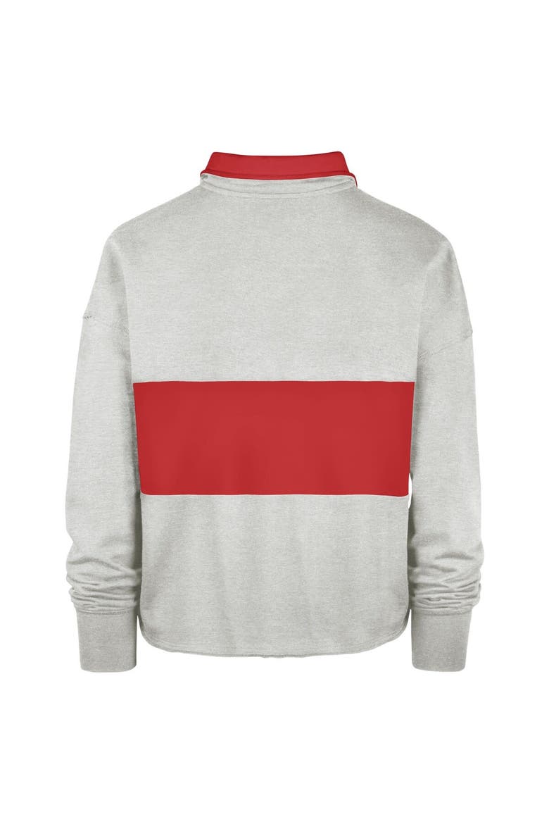 Women's '47 Heather Gray Chicago Bulls Breakthrough Remi Quarter-Zip Jacket, Alternate, color, Heather Gray