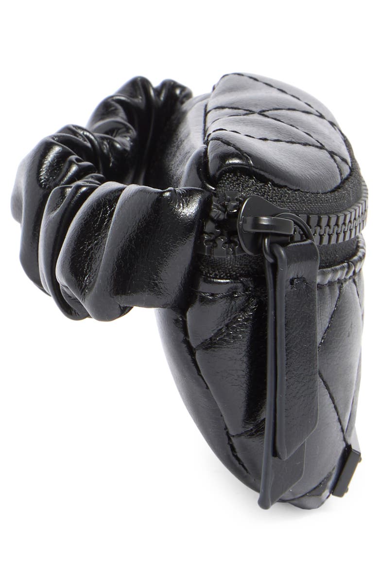 Kurt Geiger London Brixton Quilted Leather Wristlet, Alternate, color, Black