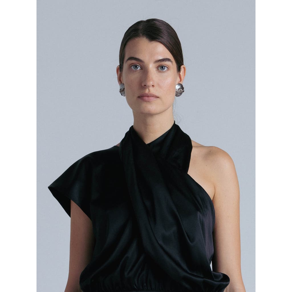 Alas Danielle Silk Blouse In Black