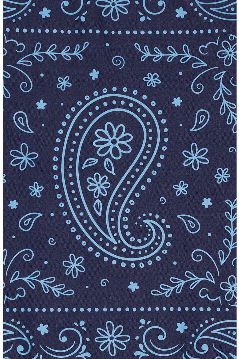 Bandana Dinner Napkins, Alternate, color, DARK BLUE