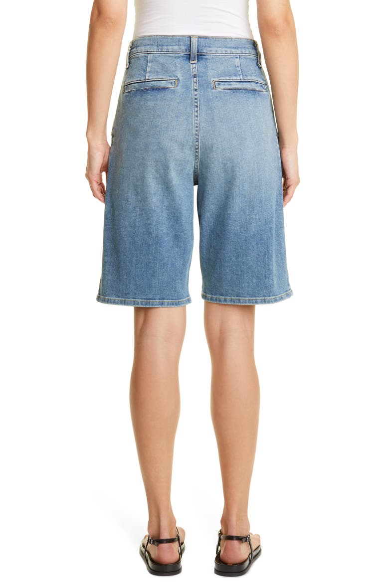 Julie Trouser Denim Shorts, Alternate, color, FADED WASH
