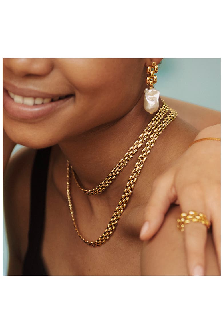 Heirloom Adjustable Chain Necklace, Alternate, color, YELLOW GOLD