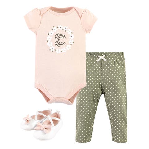 Soft Cotton Collection Bodysuit, Pants, and Footwear Collection