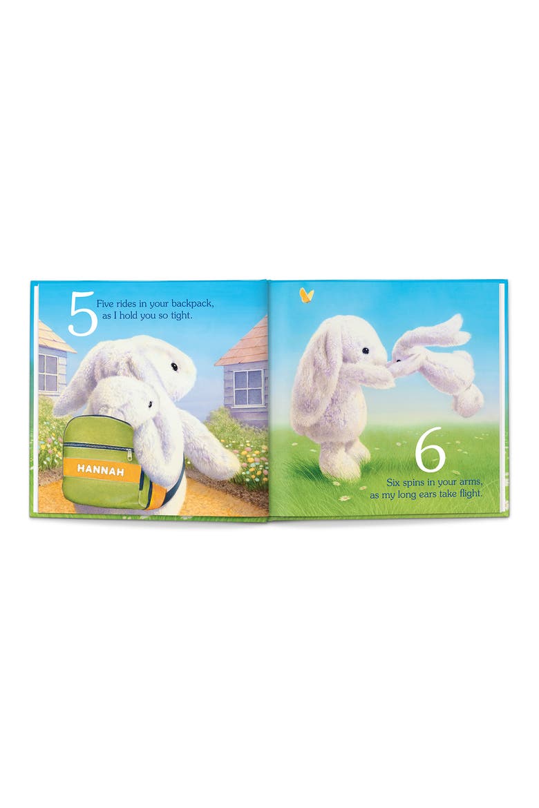'My Snuggle Bunny' Bunny & Personalized Book, Alternate, color, WHITE