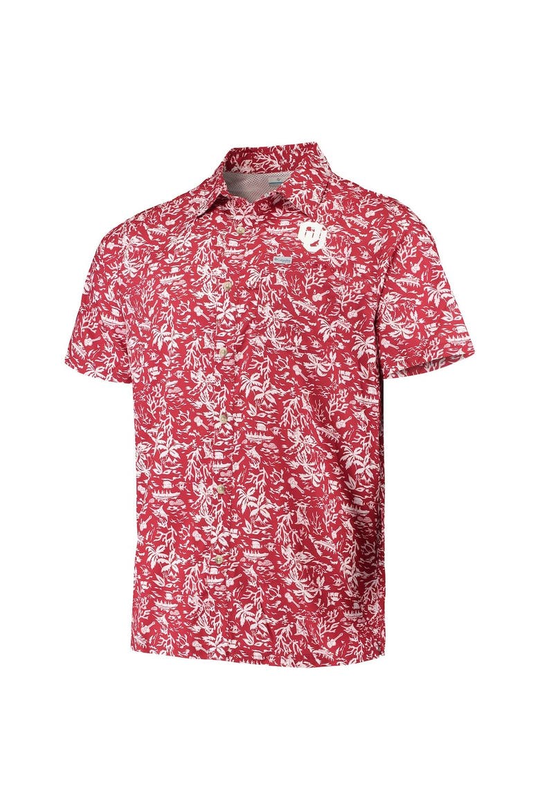 Columbia Men's Columbia Crimson Oklahoma Sooners Super Slack Tide ...