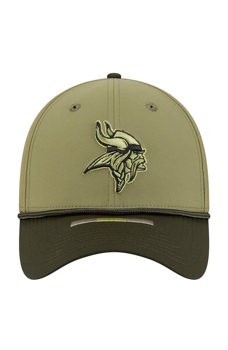 New Era Men's New Era  Green Minnesota Vikings 2025 Salute to Service 39THIRTY Flex Hat, Alternate, color, 