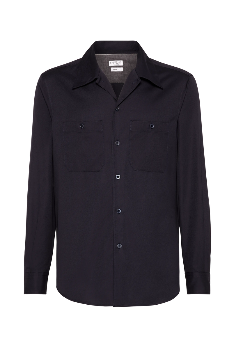 Brunello Cucinelli Twill shirt, Main, color, 