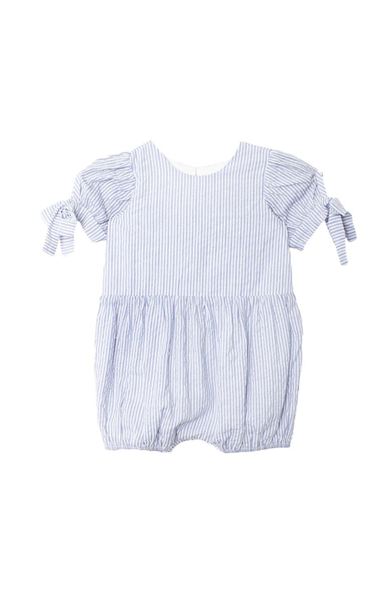 Mabel + Honey Darling Bluebell Short Sleeve Romper, Main, color, Blue