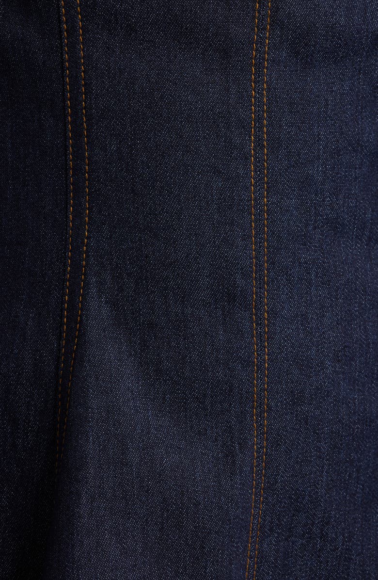 FREEMARKET Denim Halter Dress, Alternate, color, Dark Denim