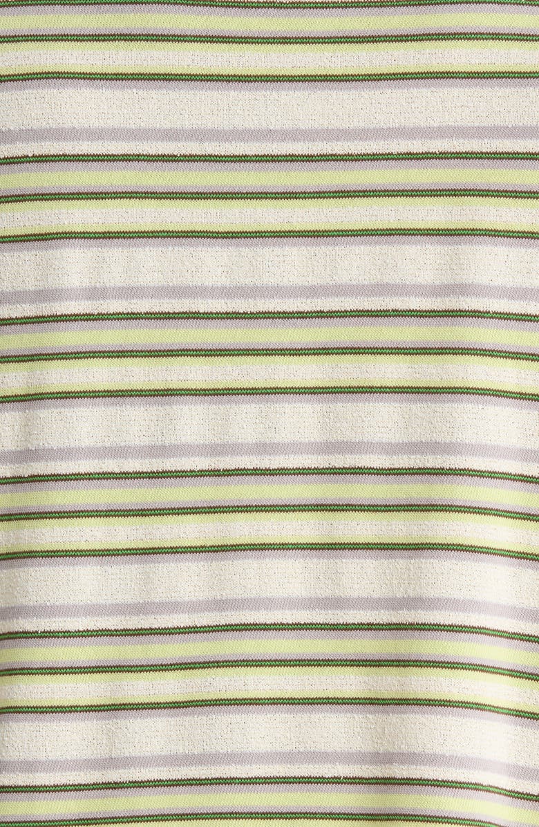 Brain Dead Looped Stripe T-Shirt, Alternate, color, Green Multi