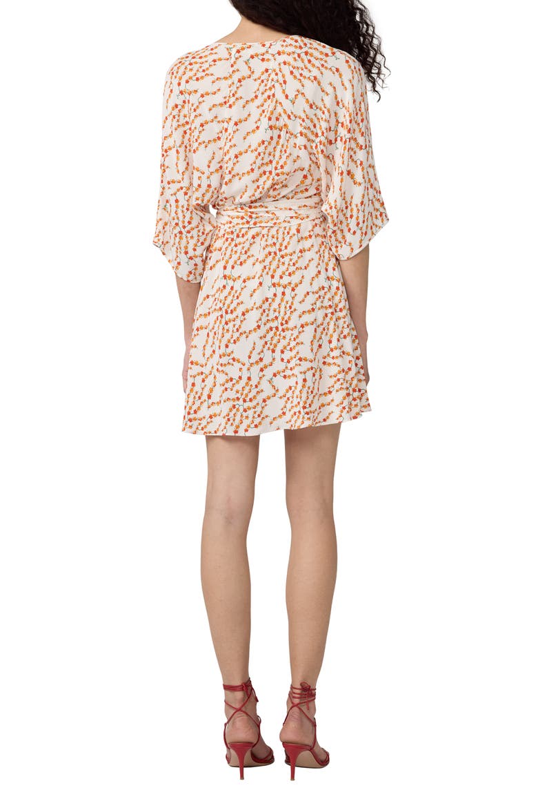 Bonnie Print Faux Wrap Minidress, Alternate, color, MIRAGE DITSY