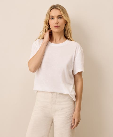 Organic Cotton Featherweight Slub Relaxed Tee