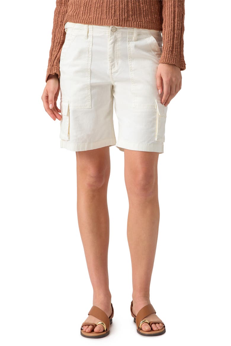 Reissue Stretch Cotton Utility Shorts, Main, color, POWDERED SNOW