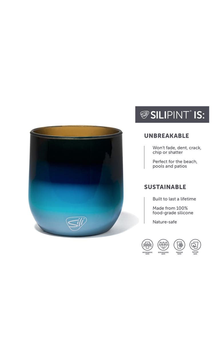 Silipint Stemless Wine Glasses 12oz, 2 Pk, Alternate, color, Multicolored