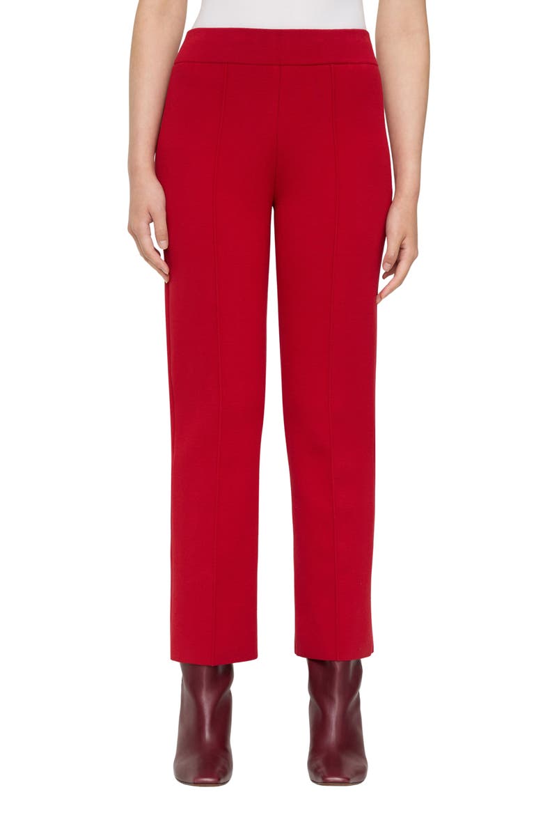 Foley Crepe Knit Flare Ankle Pants, Main, color, SPARK
