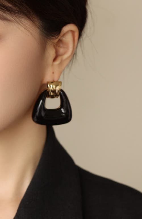 Rc Retro Chic Ostuni Earrings In Black