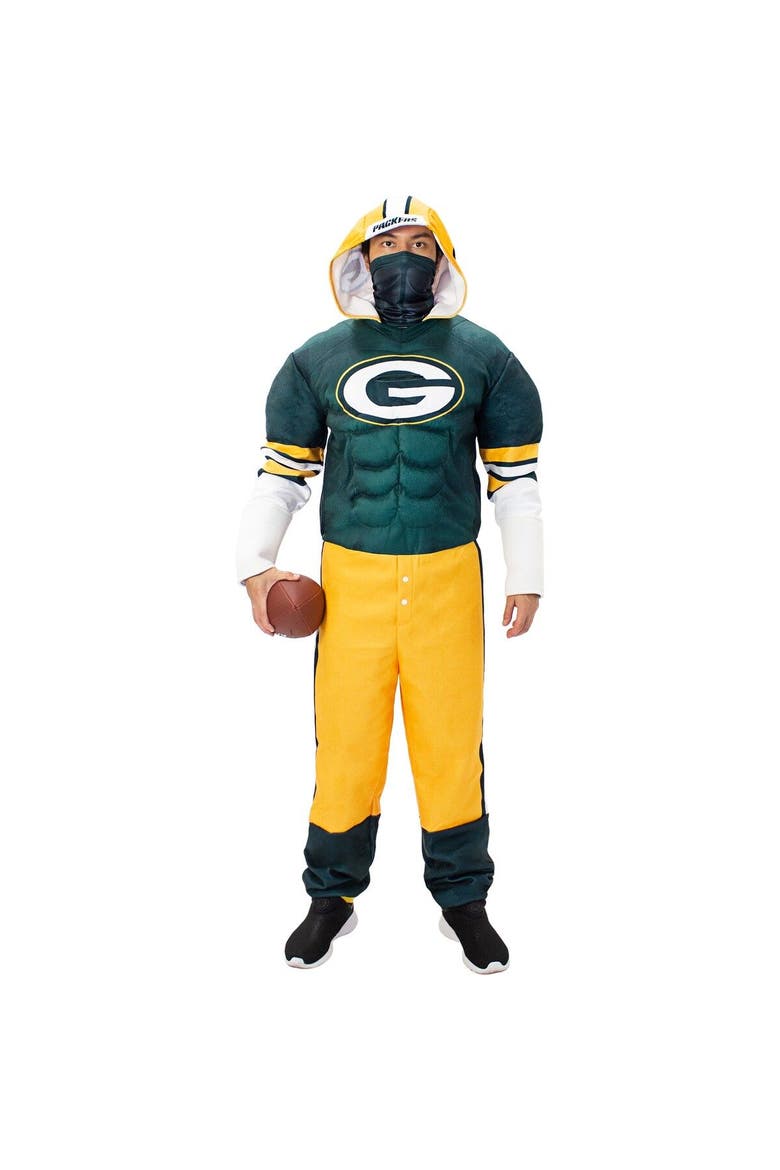 Men's Green Green Bay Packers Game Day Costume, Main, color, Green